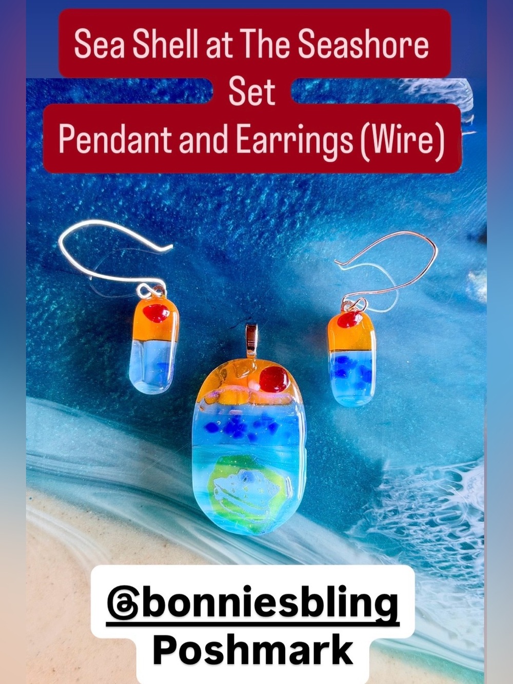 Bonnie’s Bling One of a Kind Fused Glass Jewelry and Accessories to Wear.
